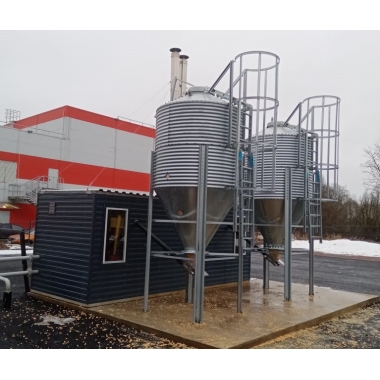 Модульная пеллетная котельная VIT-BIO 350 Модульная пеллетная котельная VIT-BIO 350