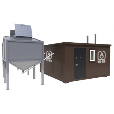 Модульная пеллетная котельная VIT-BIO 350 Модульная пеллетная котельная VIT-BIO 350