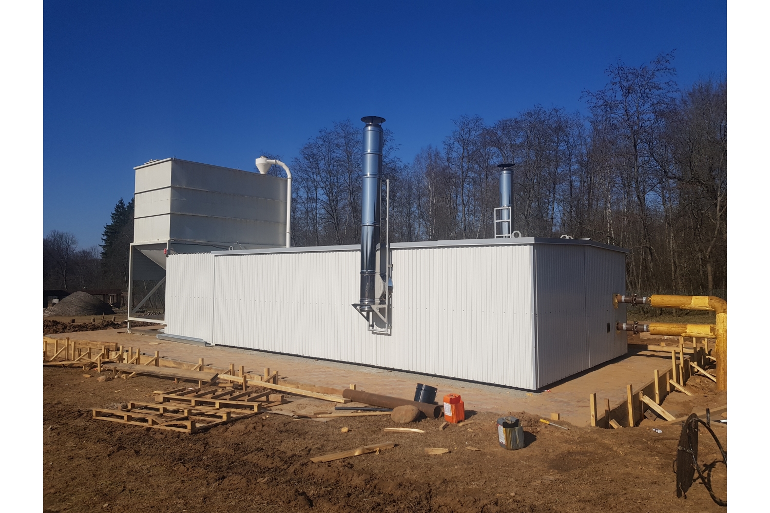 Пеллетная котельная блочно-модульная 2000 кВт г. Талдом