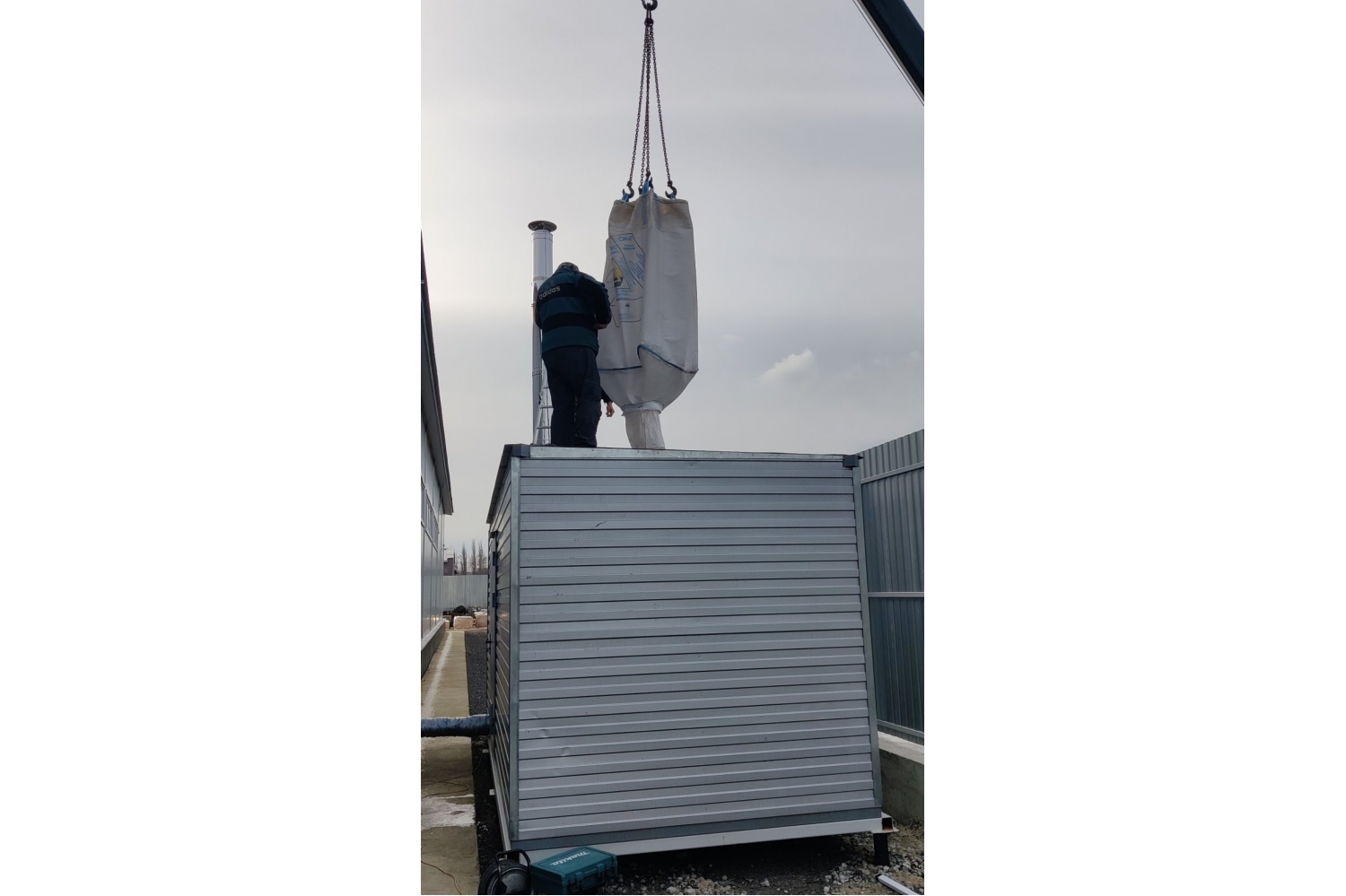 Пеллетная модульная котельная г. Липецк 100 кВт