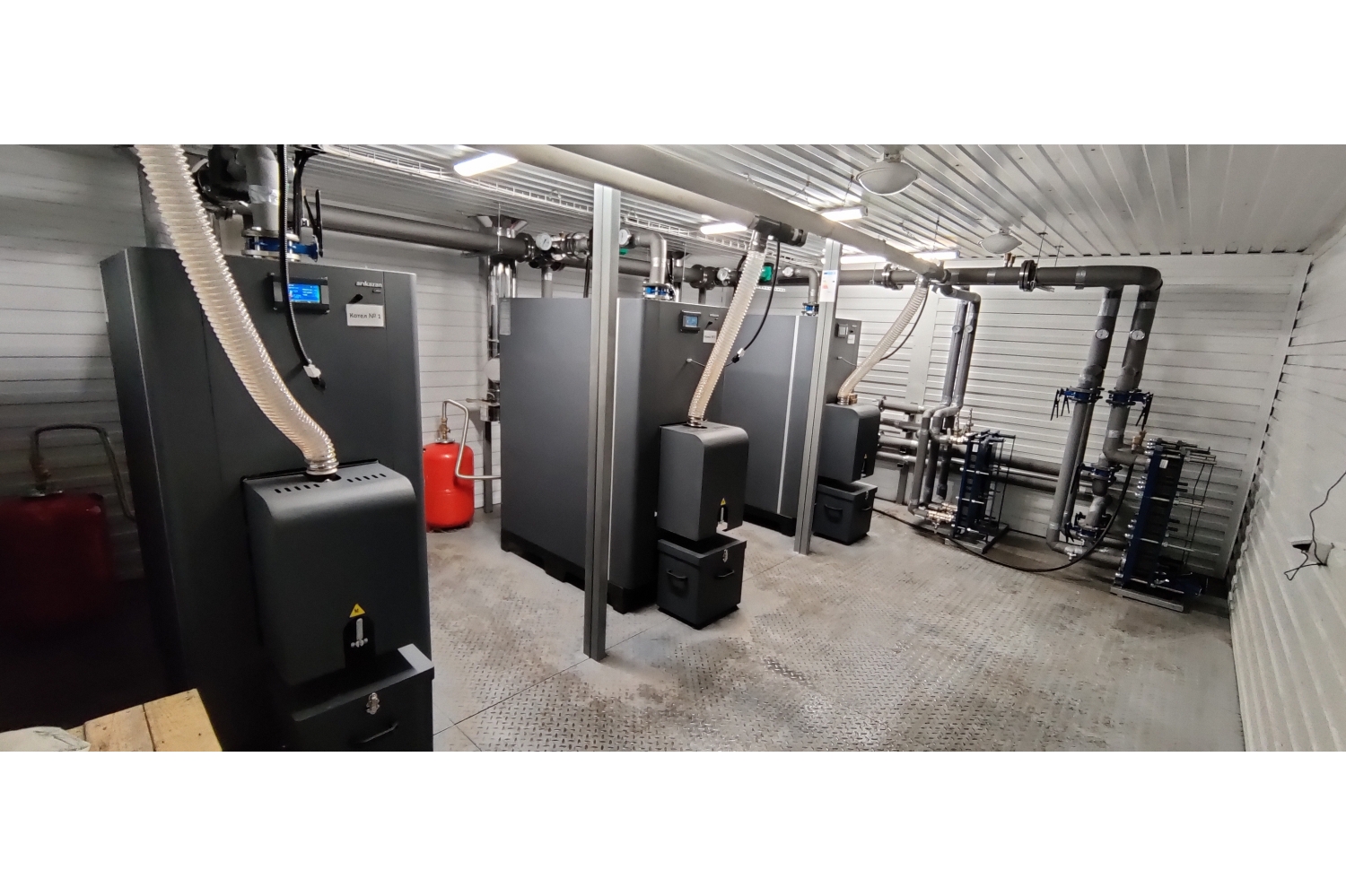 Пеллетная котельная для отопления Ледового дворца в г. Москва 450 кВт