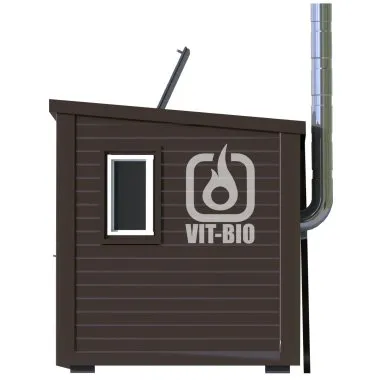 Модульная пеллетная котельная VIT-BIO 80 Модульная пеллетная котельная VIT-BIO 80